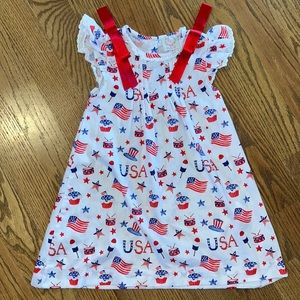 Girls Cecil & Lou Size 5 Fourth of July Dress